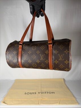 Authentic Louis Vuitton Monogram Canvas Papillon Bag